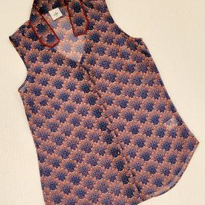 Size XS: Fan Blouse Style 3520